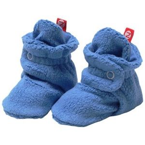 Zutano Booties and Hat 12mo Blue